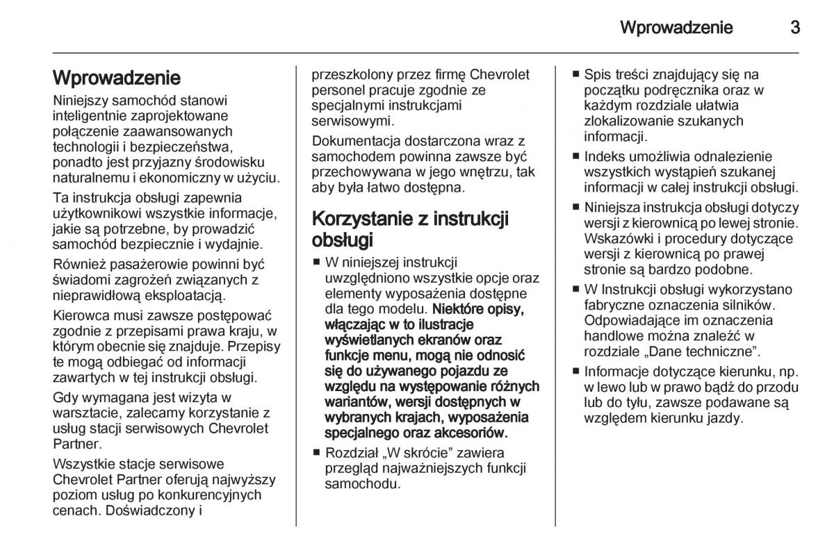 Chevrolet Orlando instrukcja obslugi / page 5