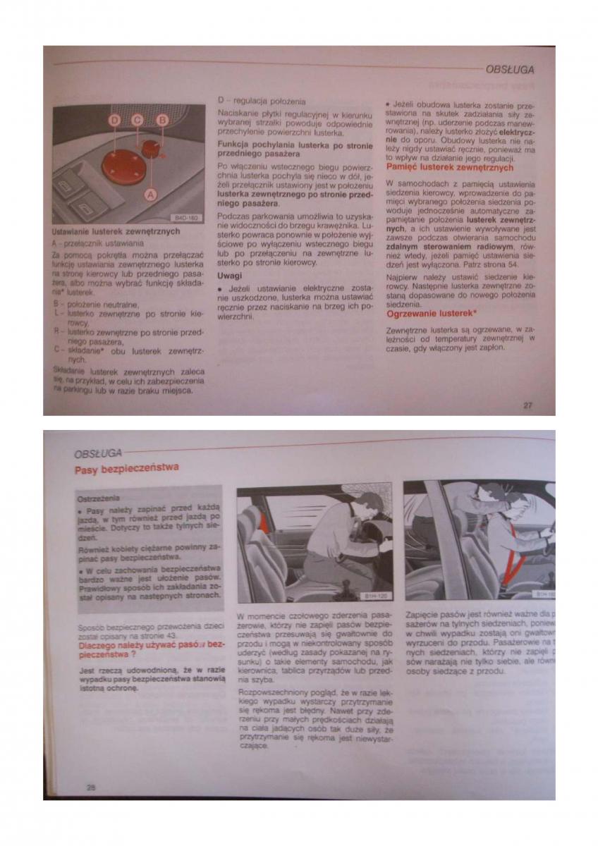 Audi A8 D2 instrukcja obslugi / page 74