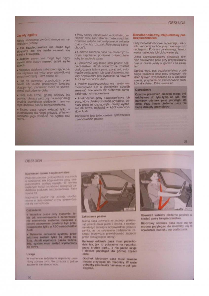 Audi A8 D2 instrukcja obslugi / page 75