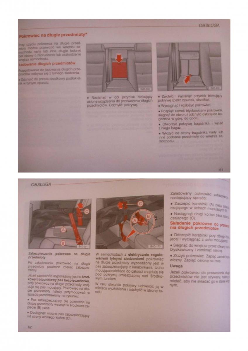 Audi A8 D2 instrukcja obslugi / page 91