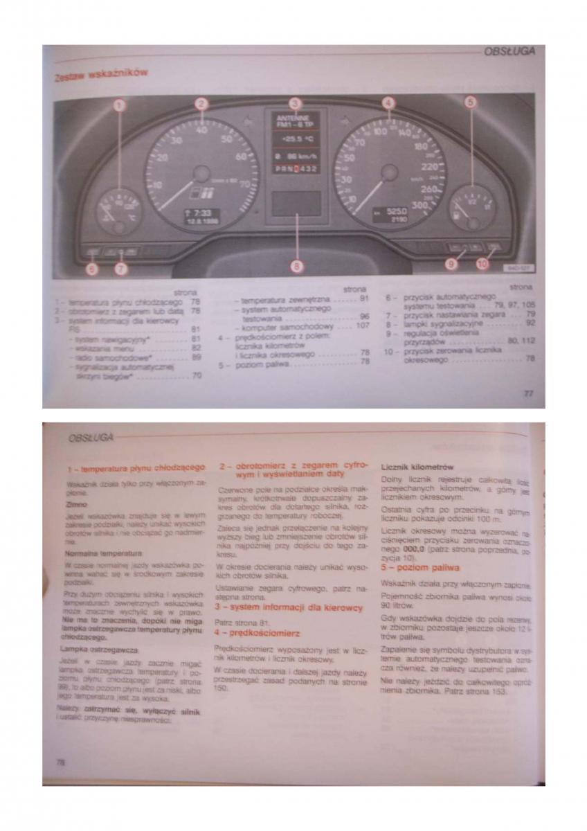 Audi A8 D2 instrukcja obslugi / page 99