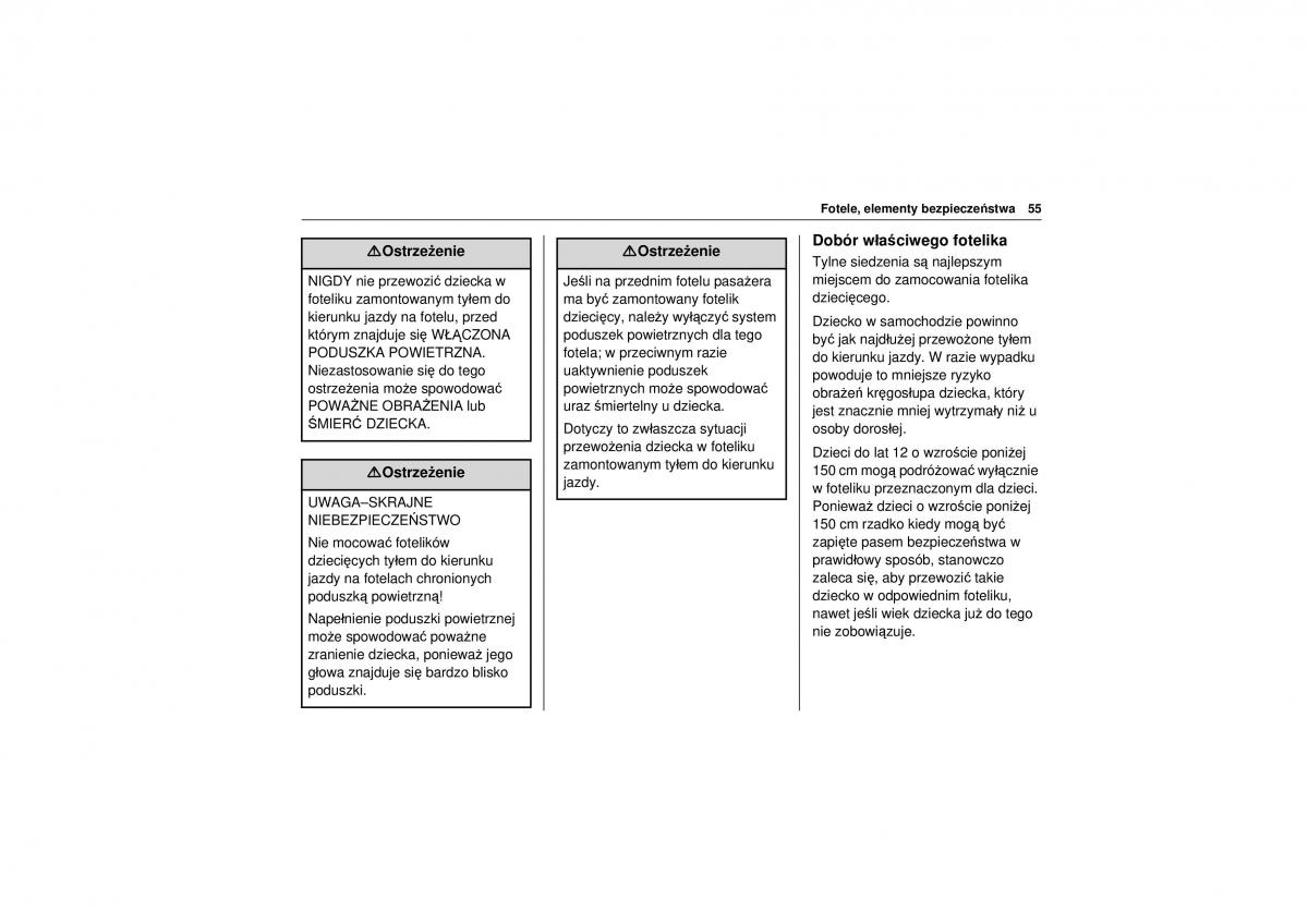 Chevrolet Trax instrukcja obslugi / page 57