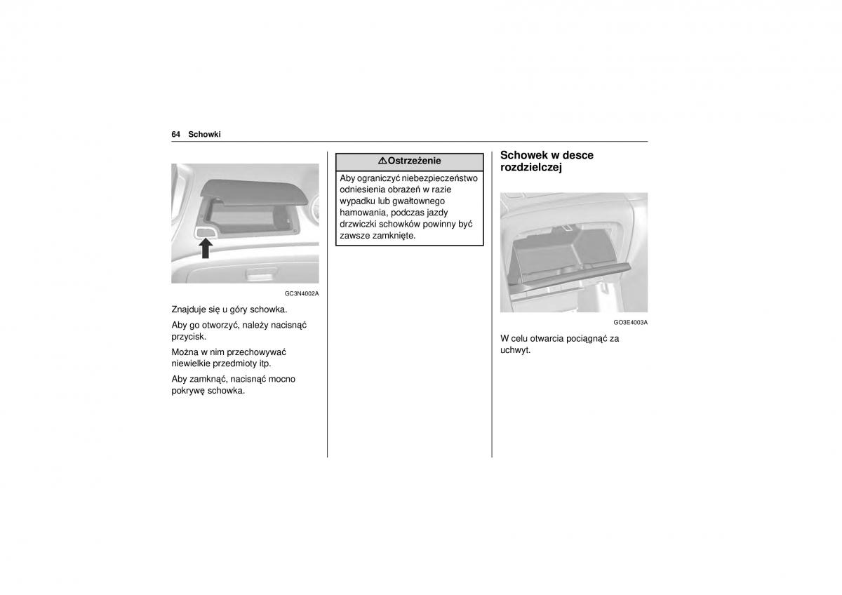 Chevrolet Trax instrukcja obslugi / page 66