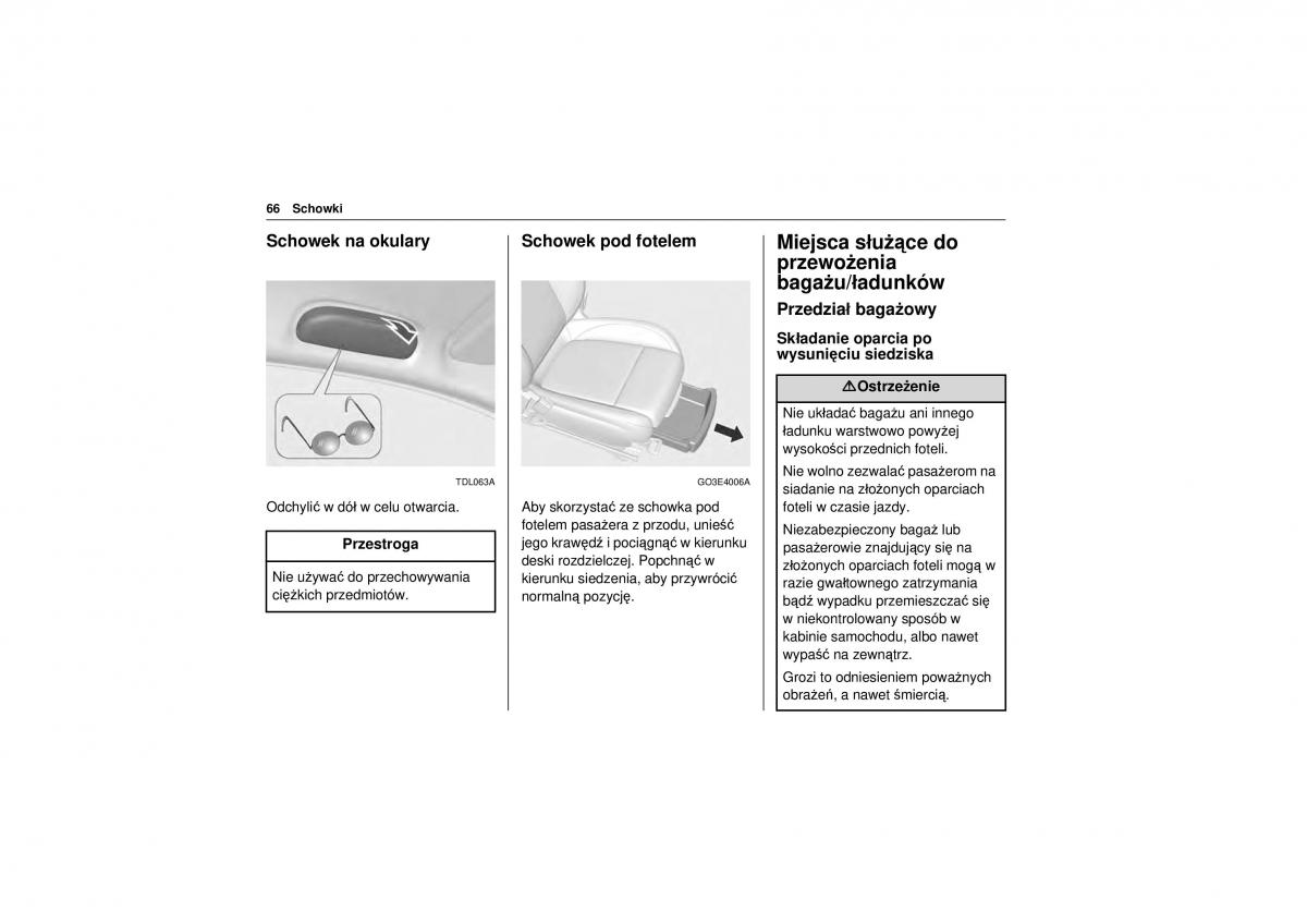 Chevrolet Trax instrukcja obslugi / page 68