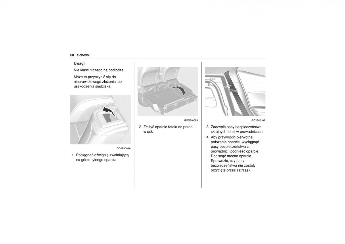 Chevrolet Trax instrukcja obslugi / page 70