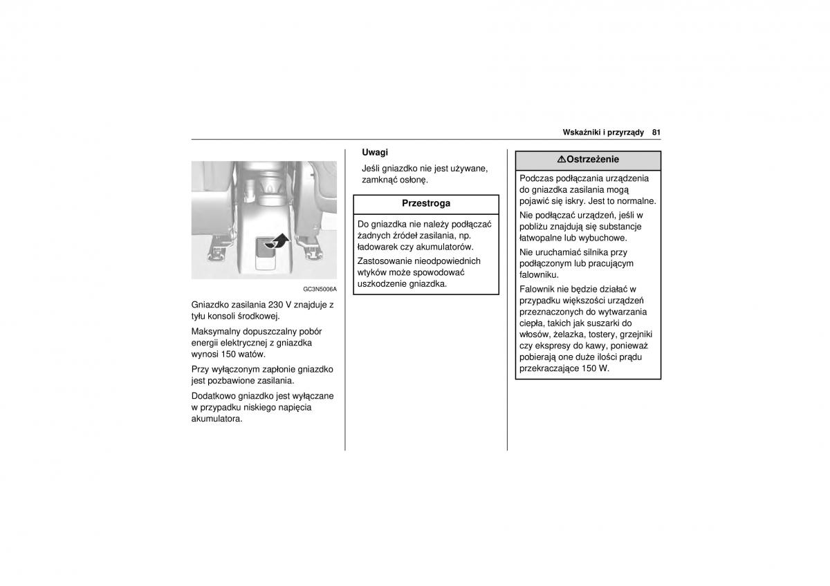 Chevrolet Trax instrukcja obslugi / page 83