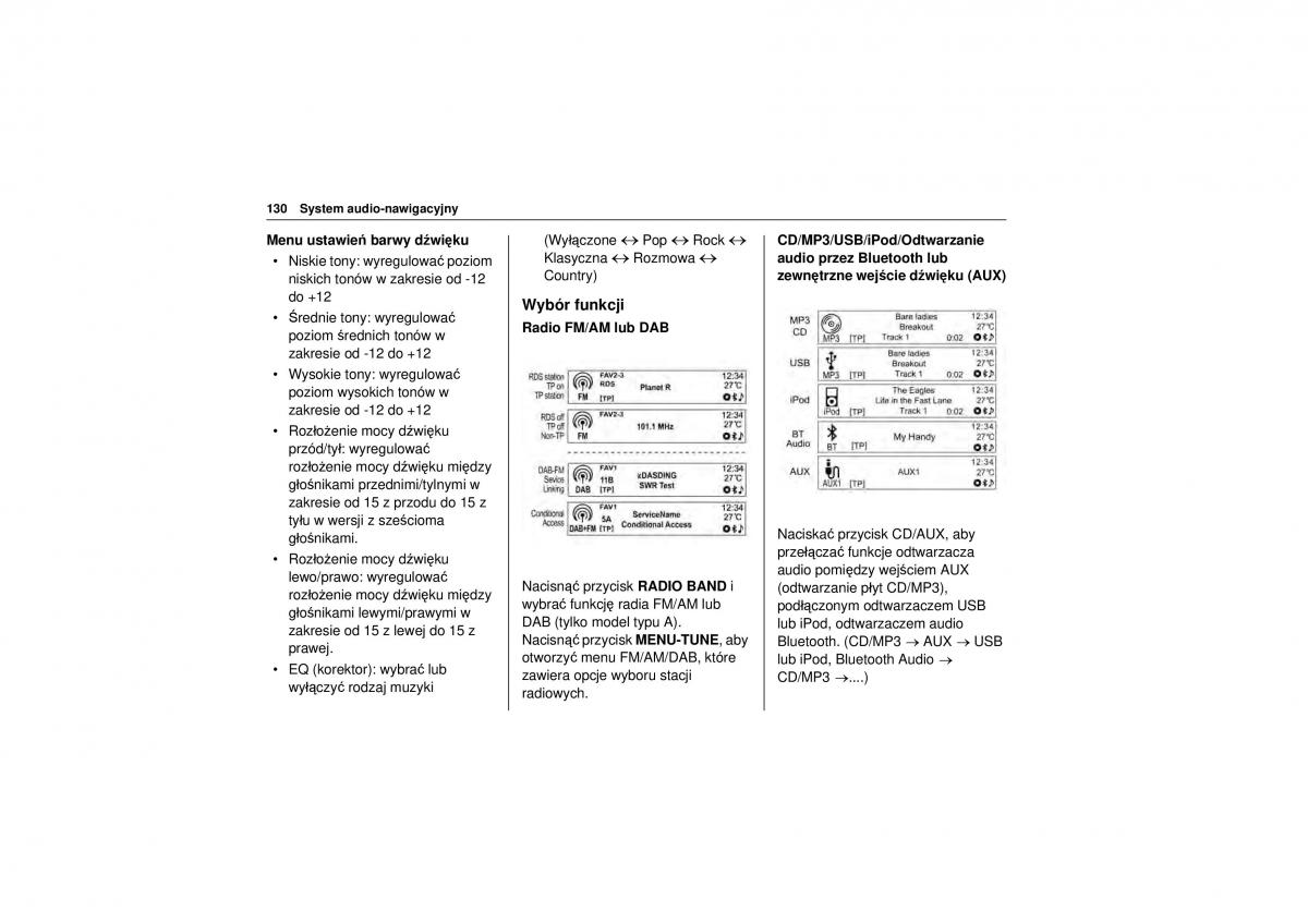 Chevrolet Trax instrukcja obslugi / page 132