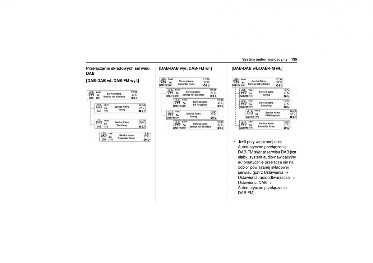 Chevrolet Trax instrukcja obslugi / page 137