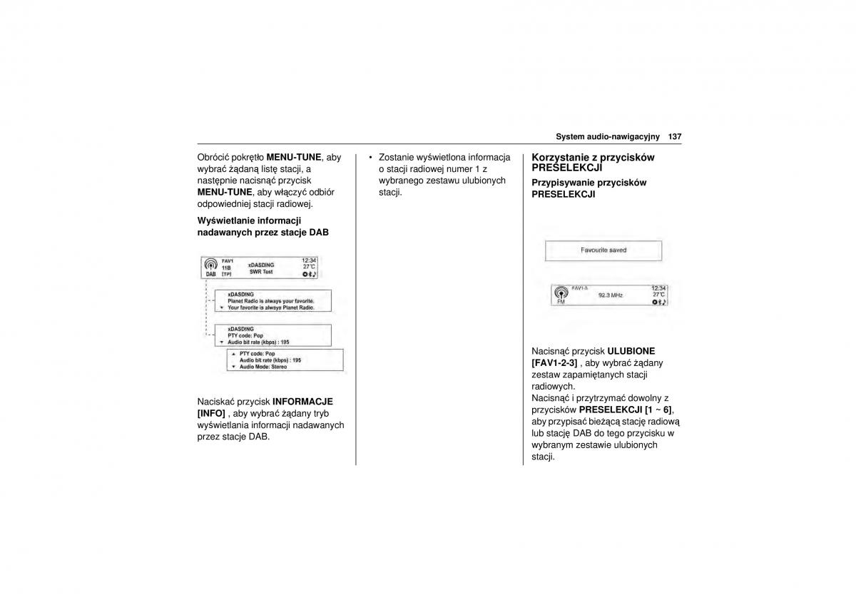 Chevrolet Trax instrukcja obslugi / page 139