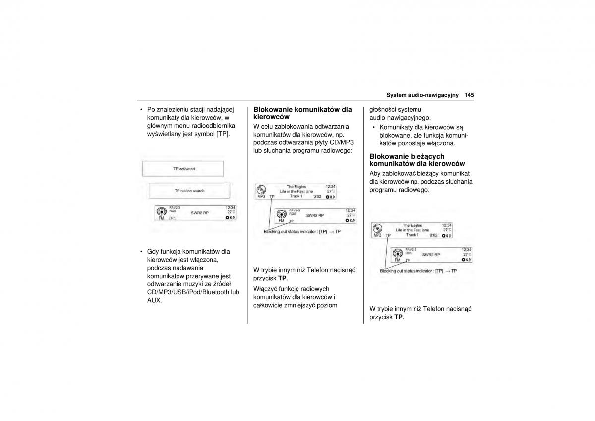 Chevrolet Trax instrukcja obslugi / page 147