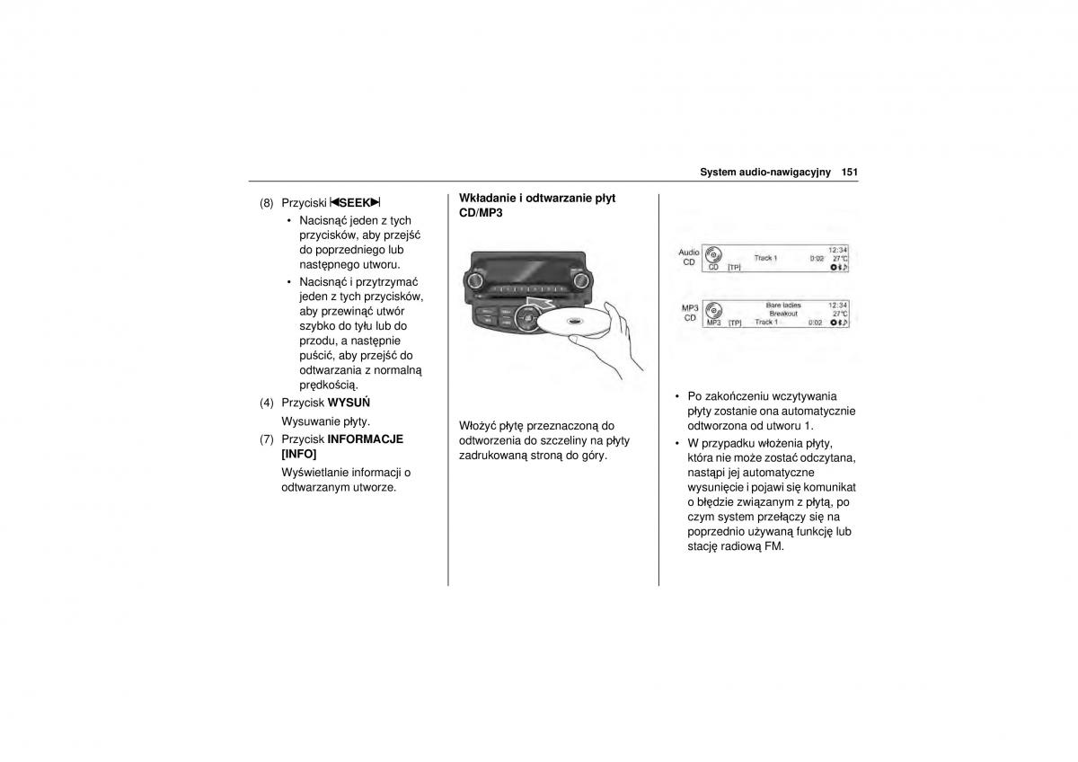 Chevrolet Trax instrukcja obslugi / page 153