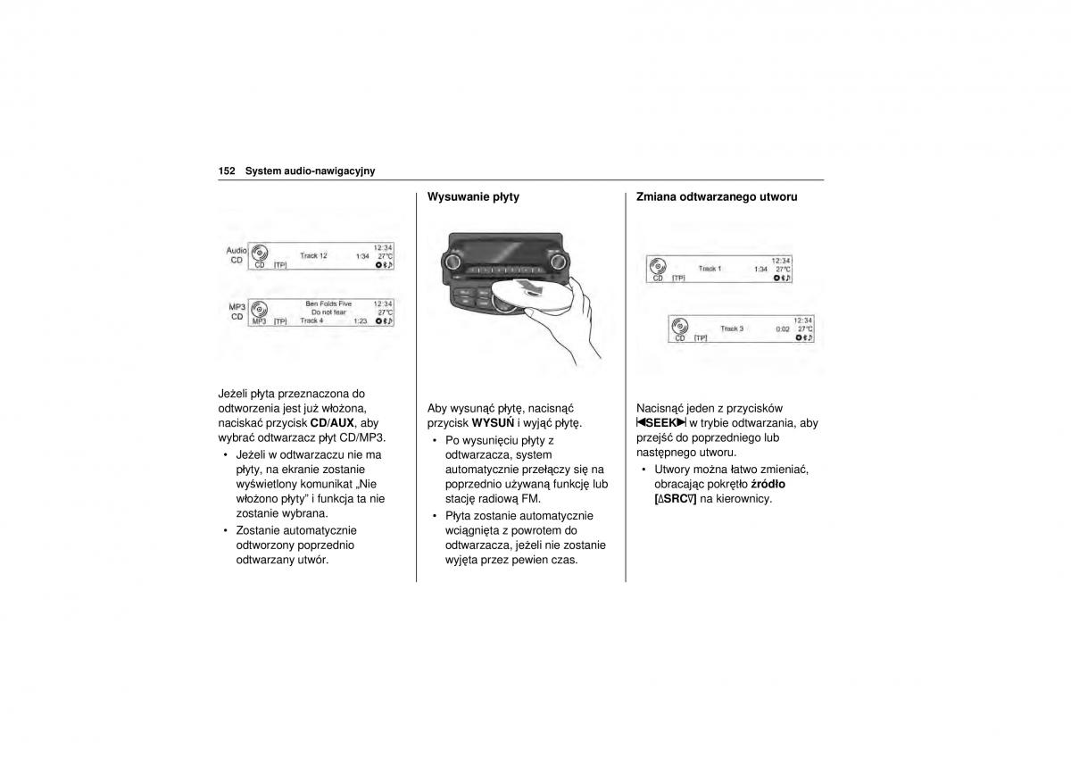 Chevrolet Trax instrukcja obslugi / page 154