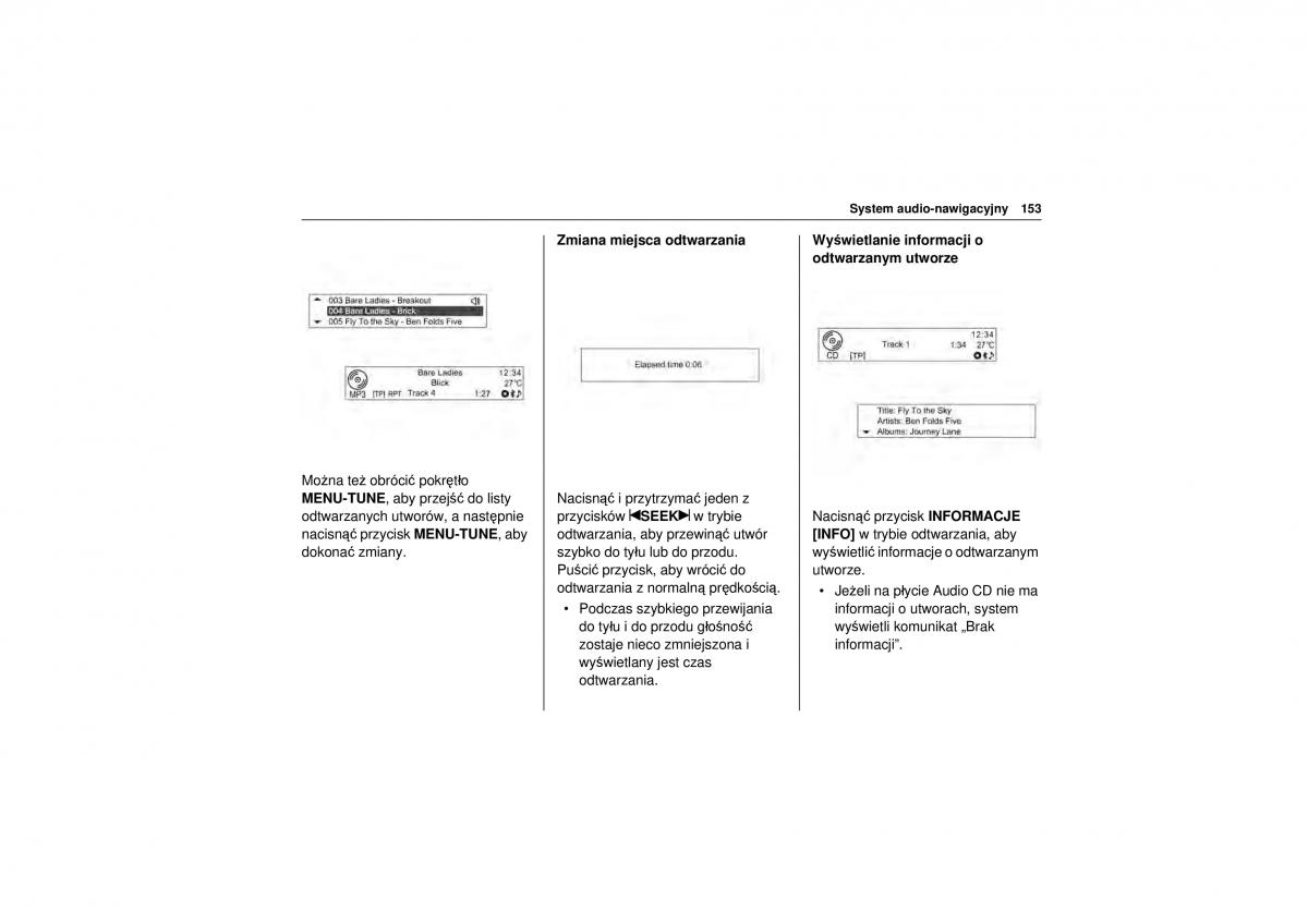 Chevrolet Trax instrukcja obslugi / page 155