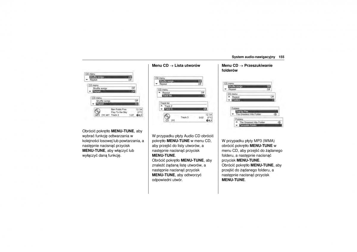 Chevrolet Trax instrukcja obslugi / page 157