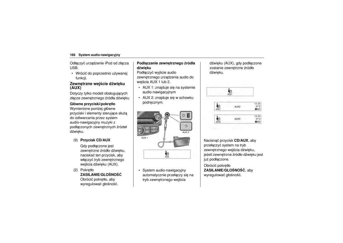 Chevrolet Trax instrukcja obslugi / page 168