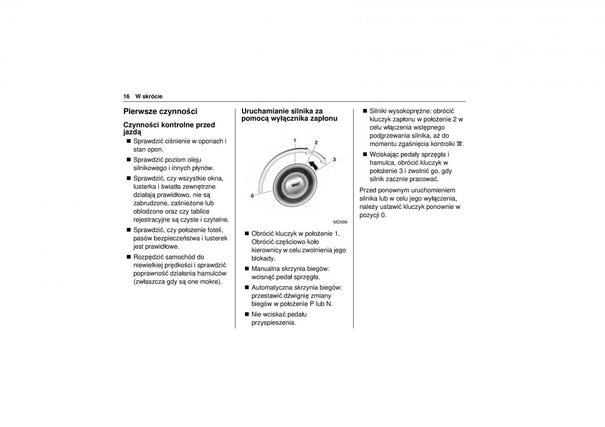 Chevrolet Trax instrukcja obslugi / page 18