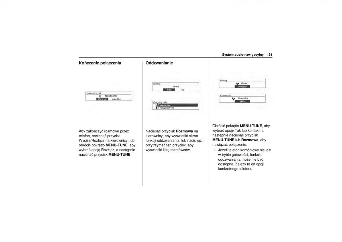 Chevrolet Trax instrukcja obslugi / page 183