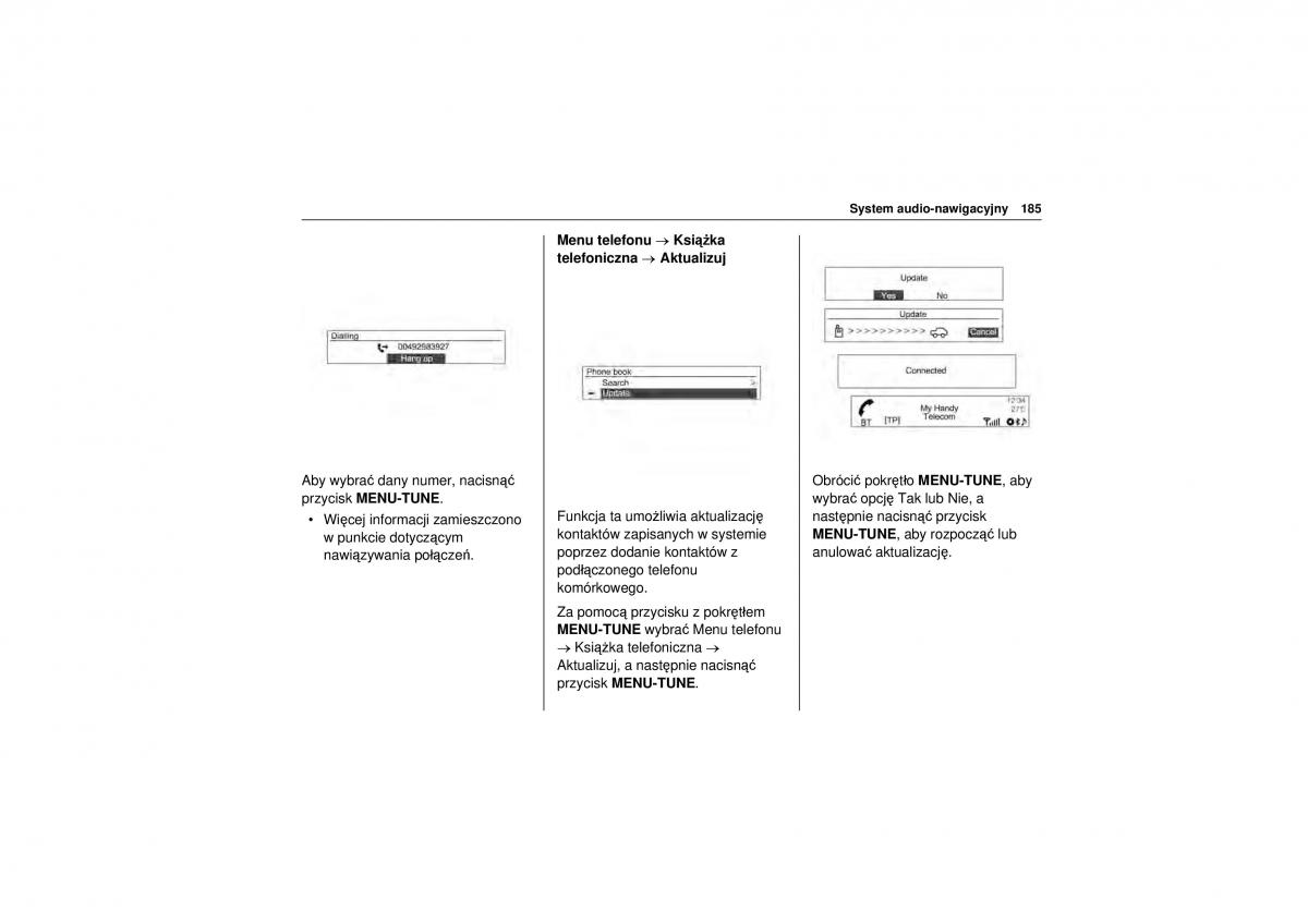 Chevrolet Trax instrukcja obslugi / page 187