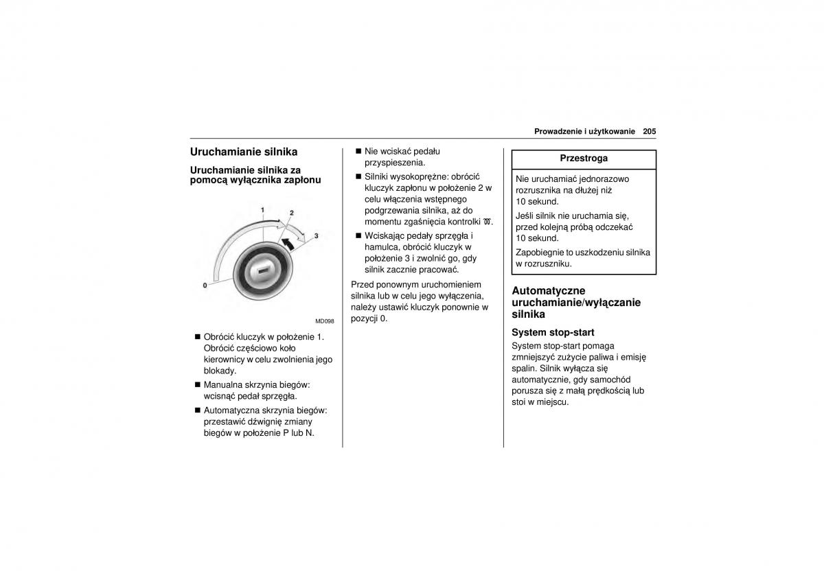 Chevrolet Trax instrukcja obslugi / page 207