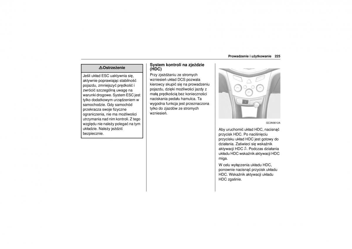 Chevrolet Trax instrukcja obslugi / page 227