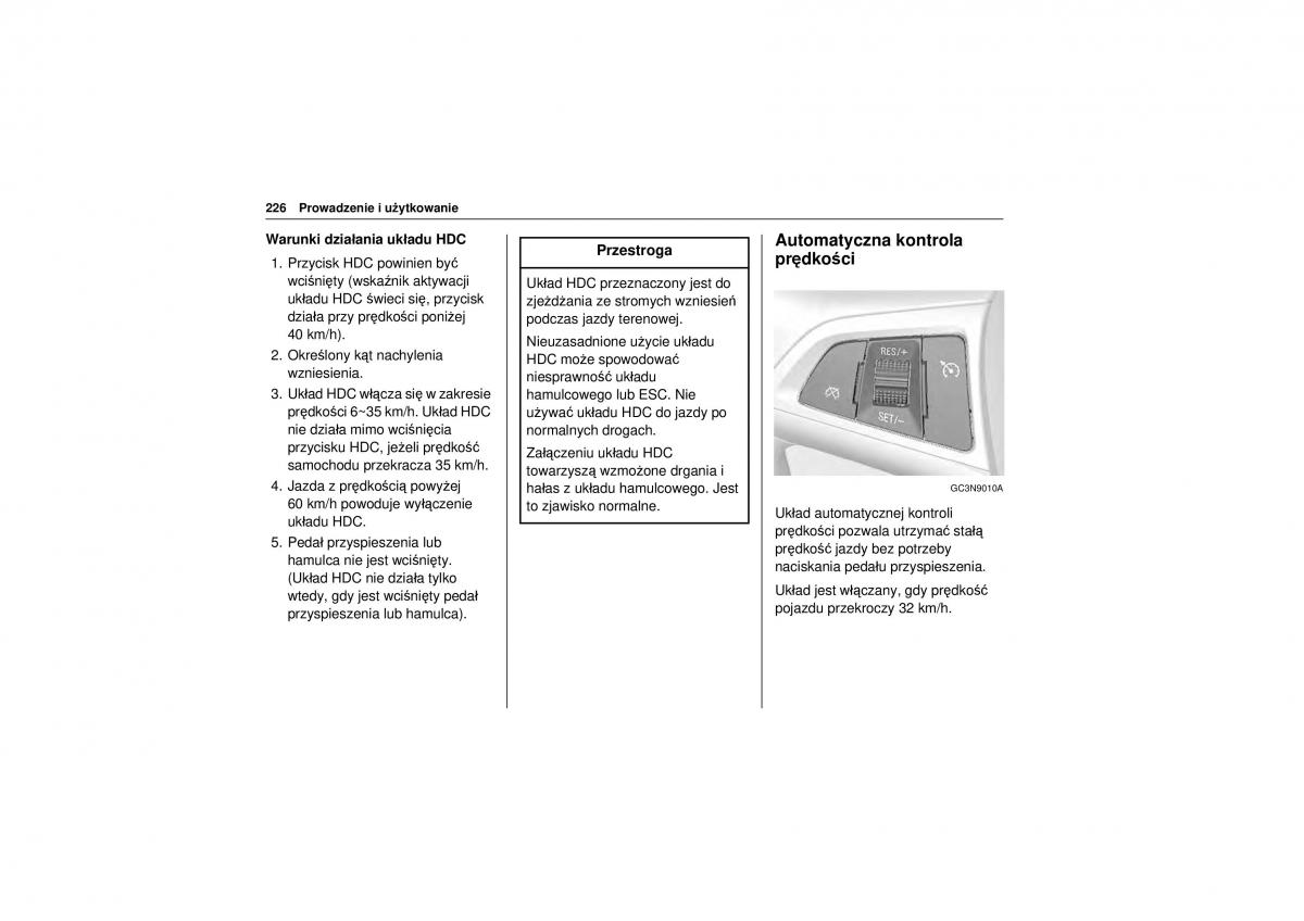 Chevrolet Trax instrukcja obslugi / page 228