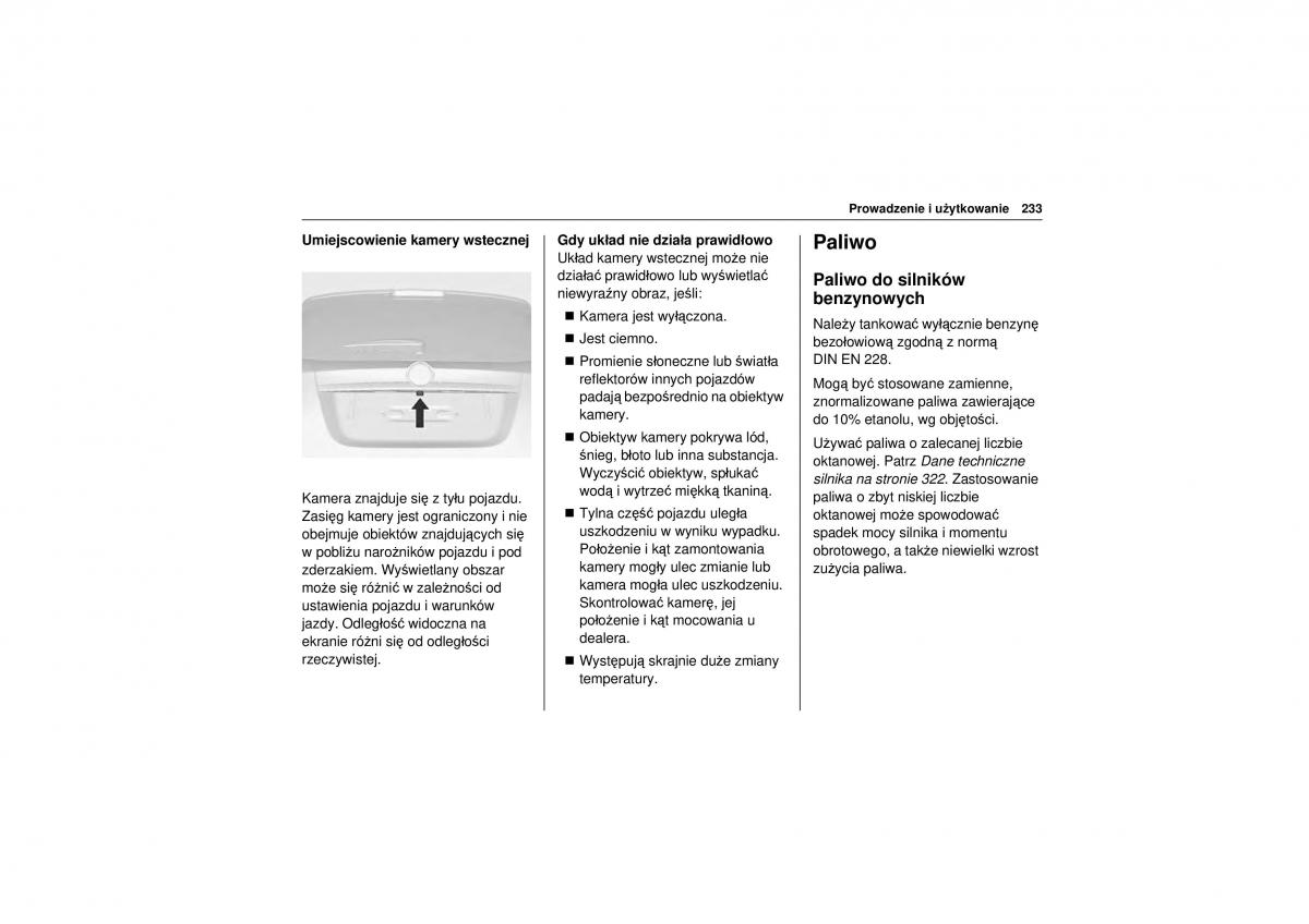 Chevrolet Trax instrukcja obslugi / page 235