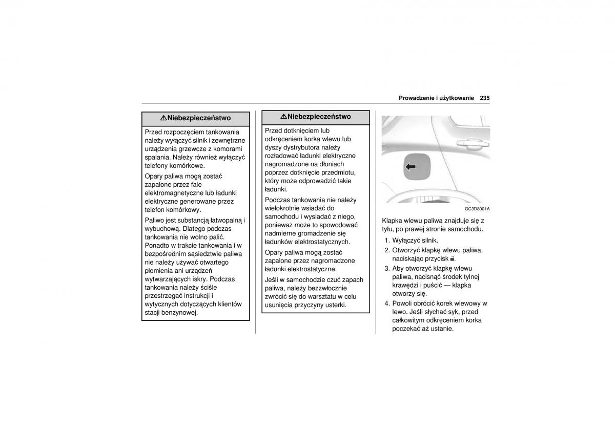 Chevrolet Trax instrukcja obslugi / page 237