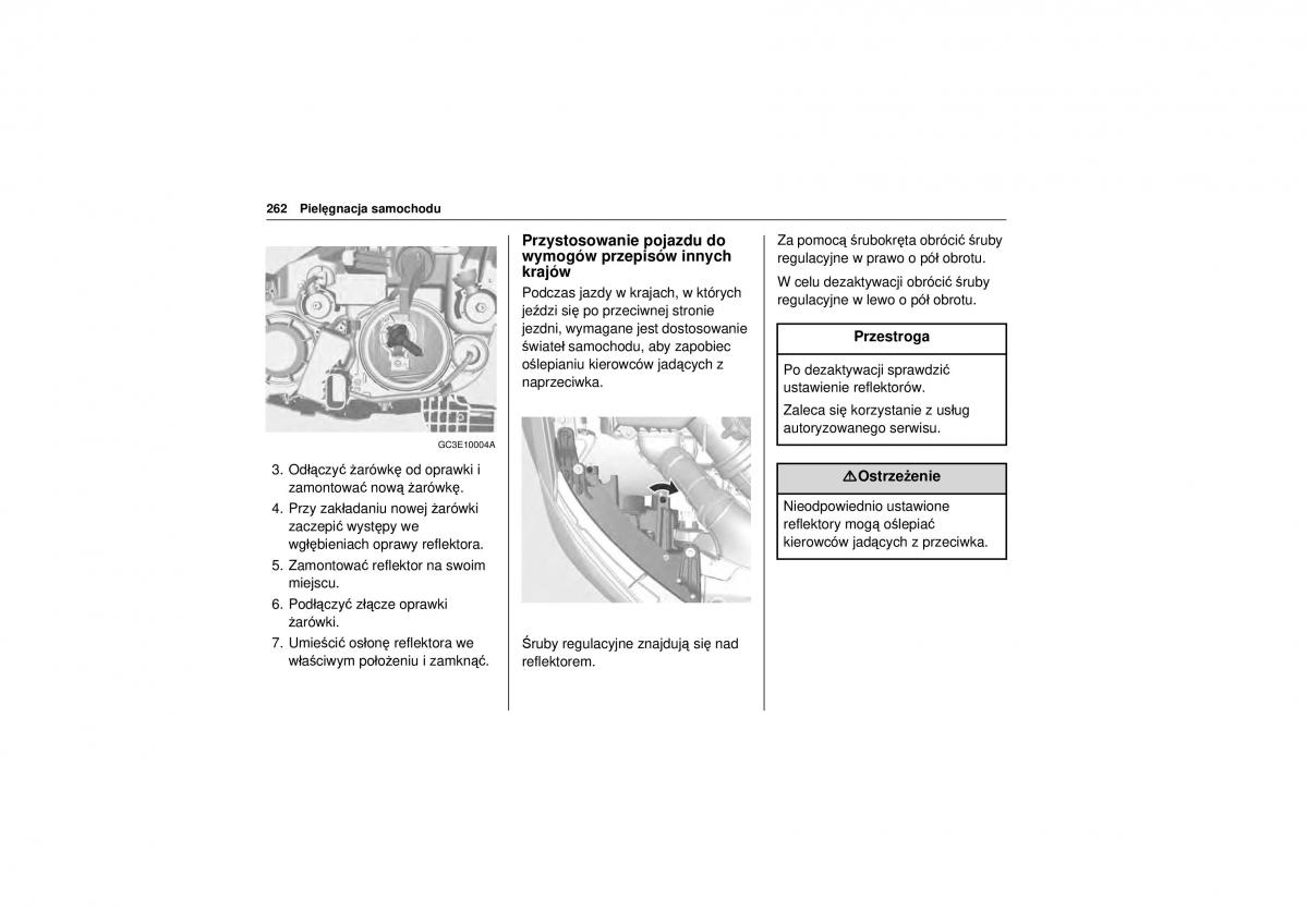 Chevrolet Trax instrukcja obslugi / page 264