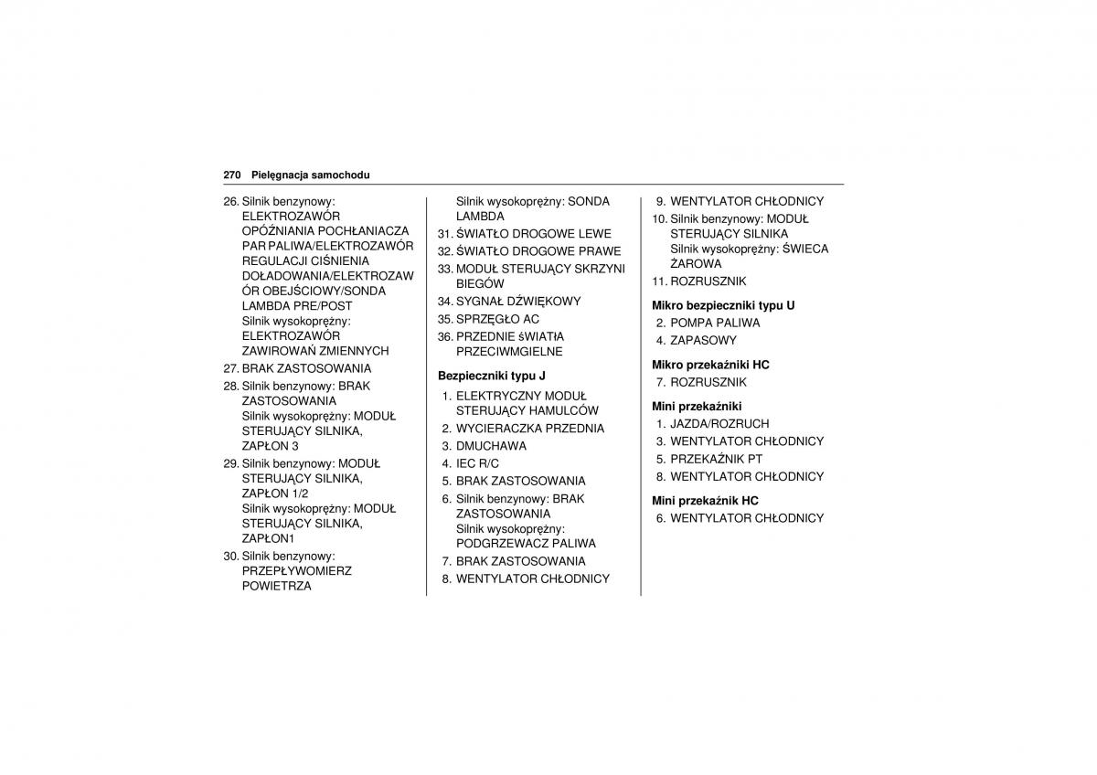 Chevrolet Trax instrukcja obslugi / page 272