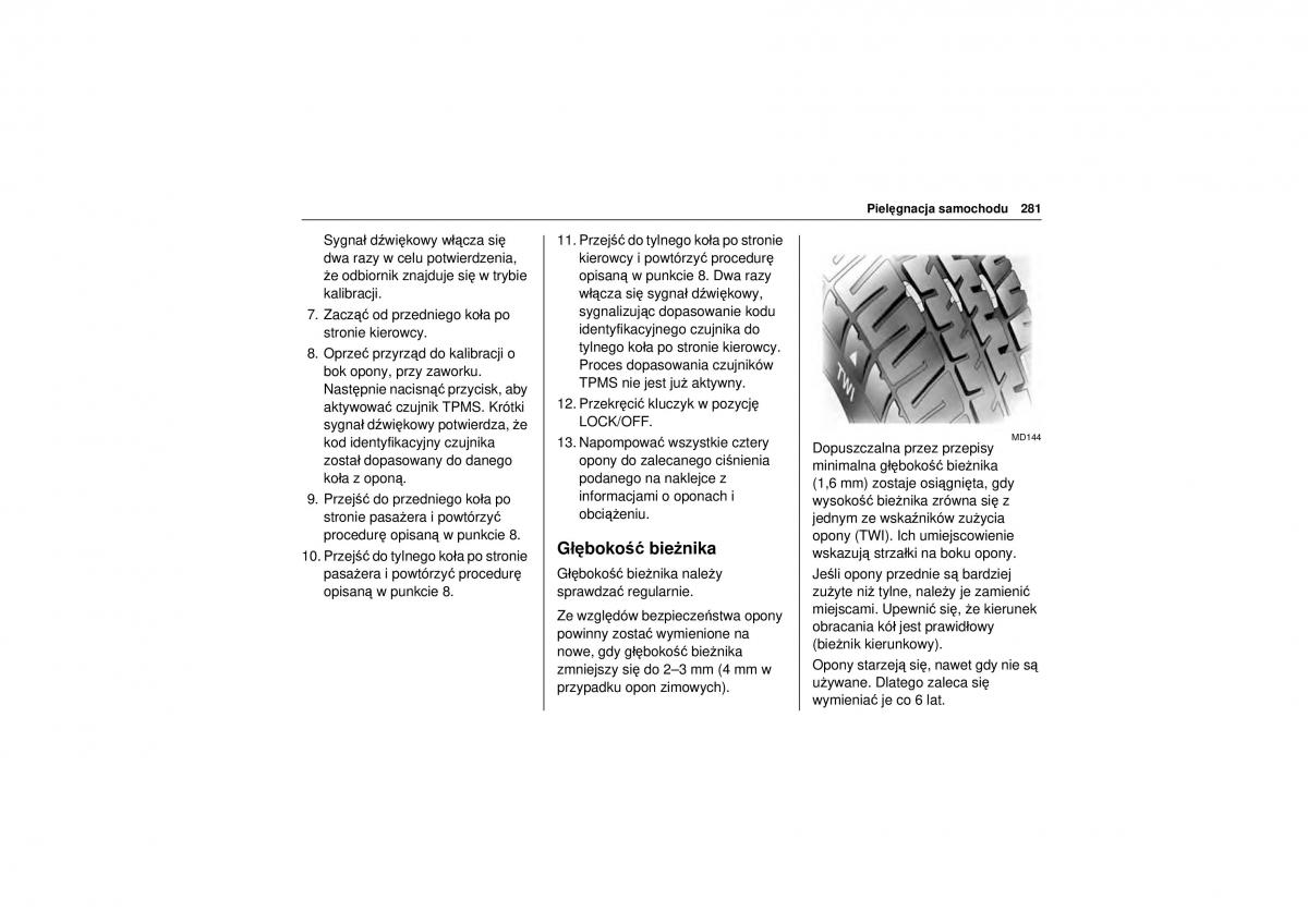 Chevrolet Trax instrukcja obslugi / page 283