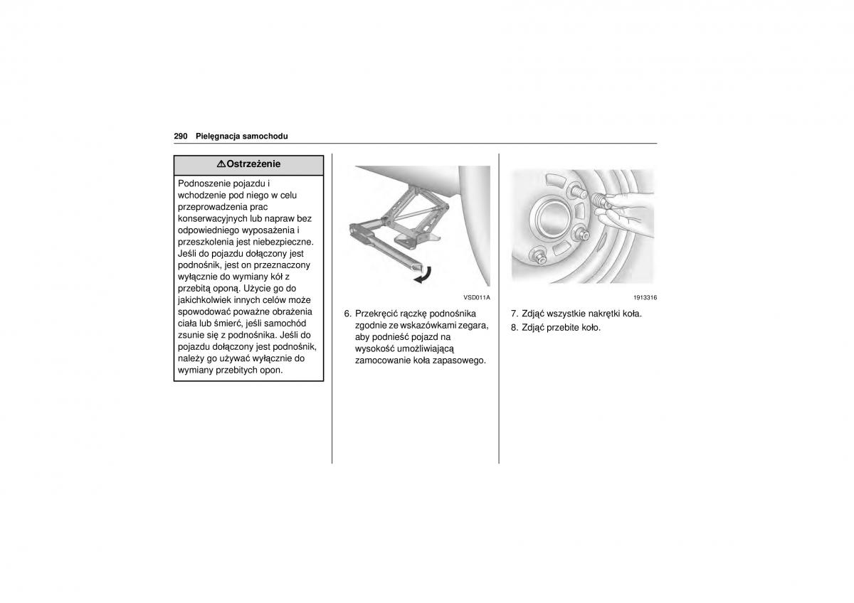 Chevrolet Trax instrukcja obslugi / page 292