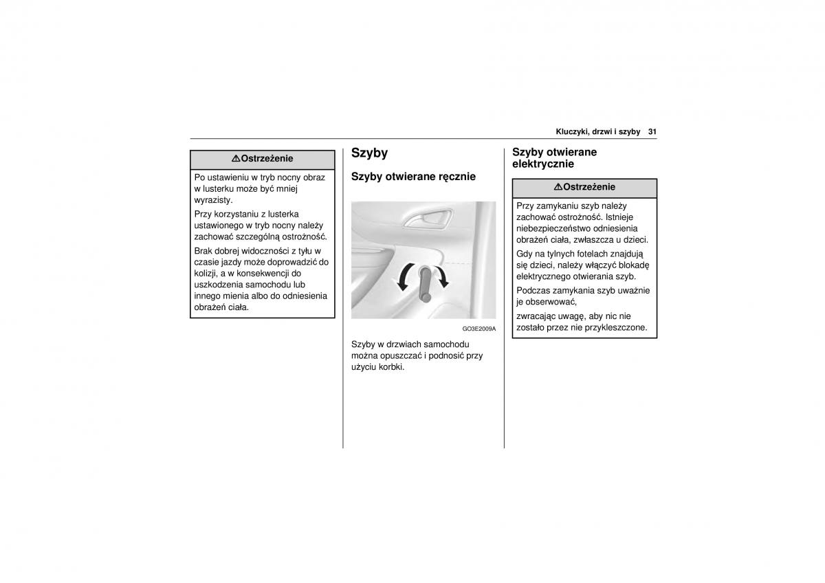 Chevrolet Trax instrukcja obslugi / page 33