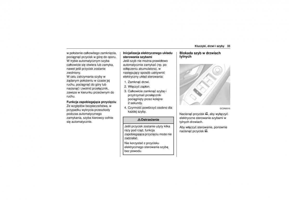 Chevrolet Trax instrukcja obslugi / page 35