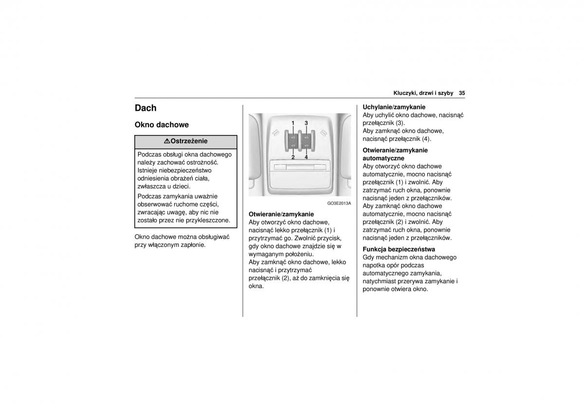 Chevrolet Trax instrukcja obslugi / page 37