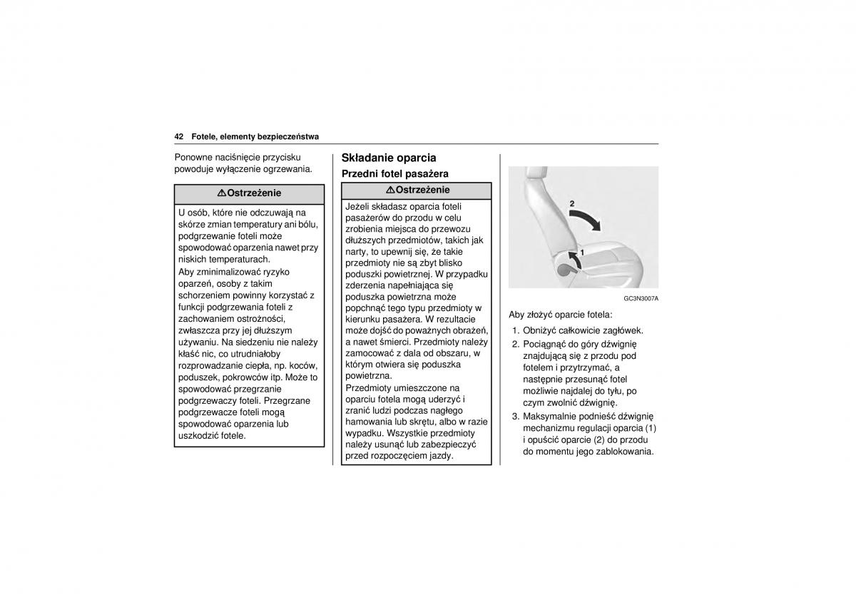 Chevrolet Trax instrukcja obslugi / page 44