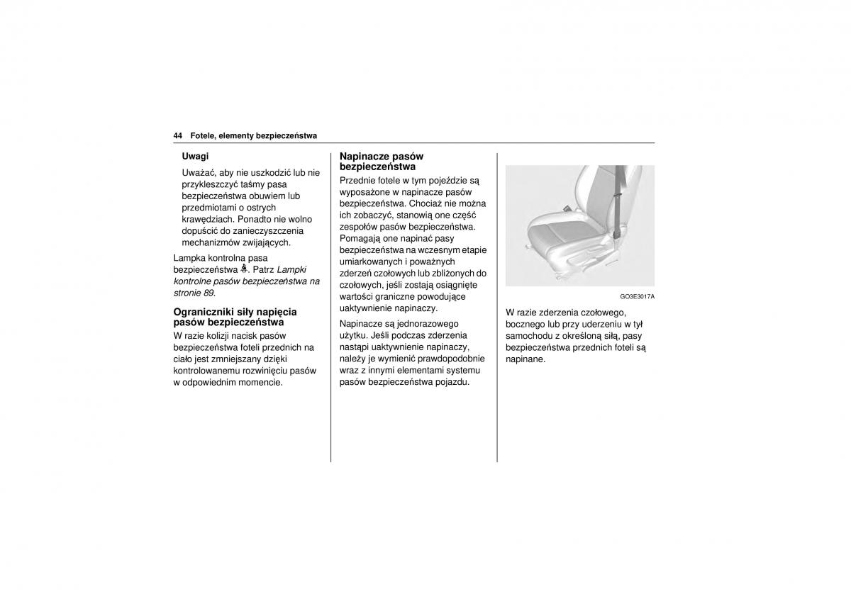 Chevrolet Trax instrukcja obslugi / page 46