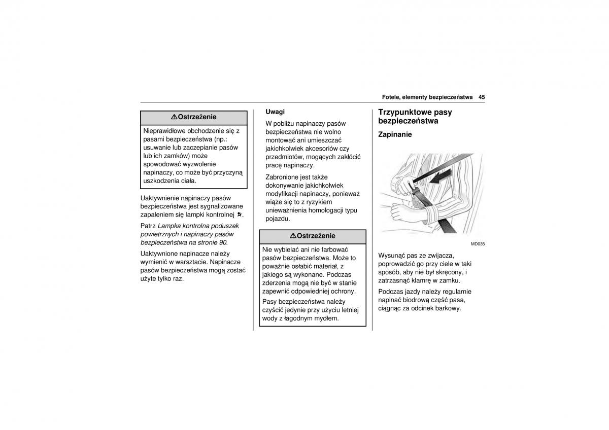 Chevrolet Trax instrukcja obslugi / page 47