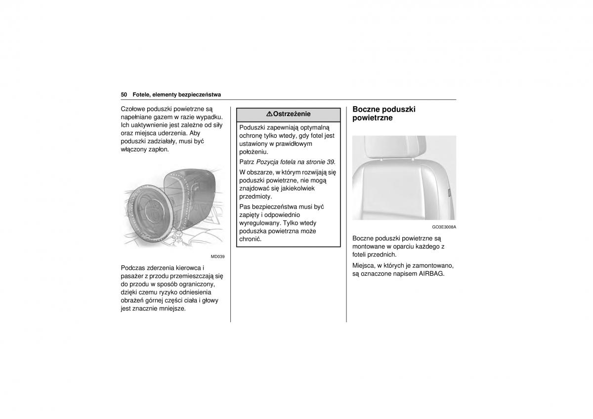 Chevrolet Trax instrukcja obslugi / page 52