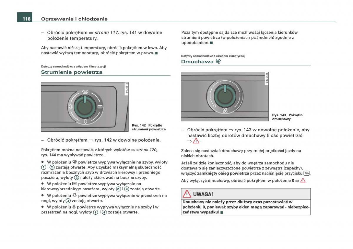 Audi Q7 I 1 instrukcja obslugi / page 118