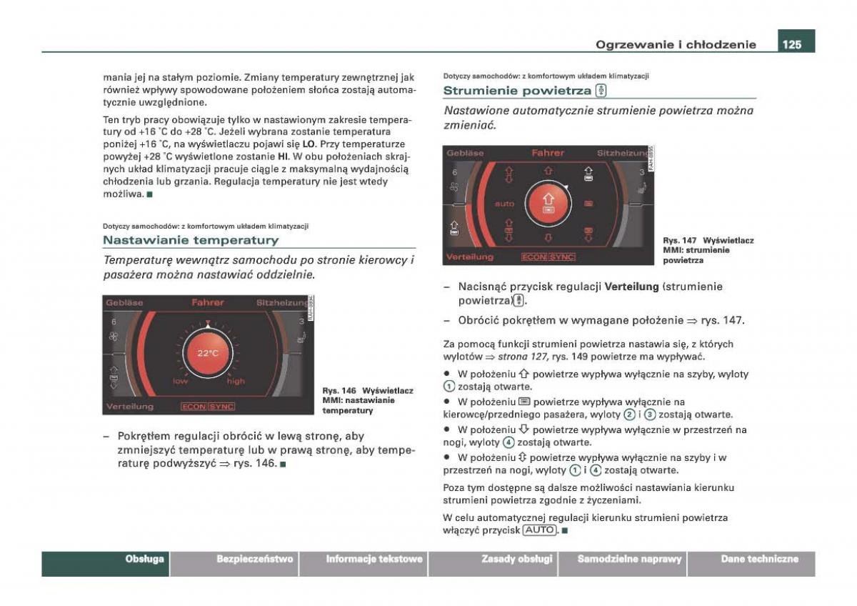 Audi Q7 I 1 instrukcja obslugi / page 125