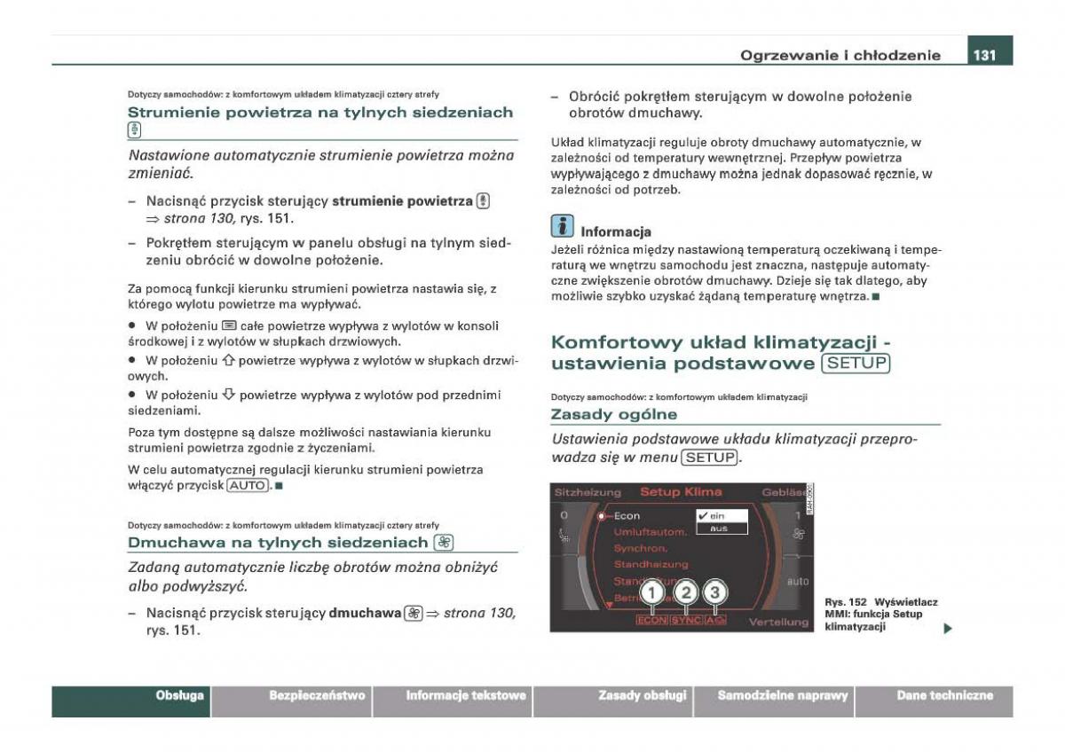 Audi Q7 I 1 instrukcja obslugi / page 131