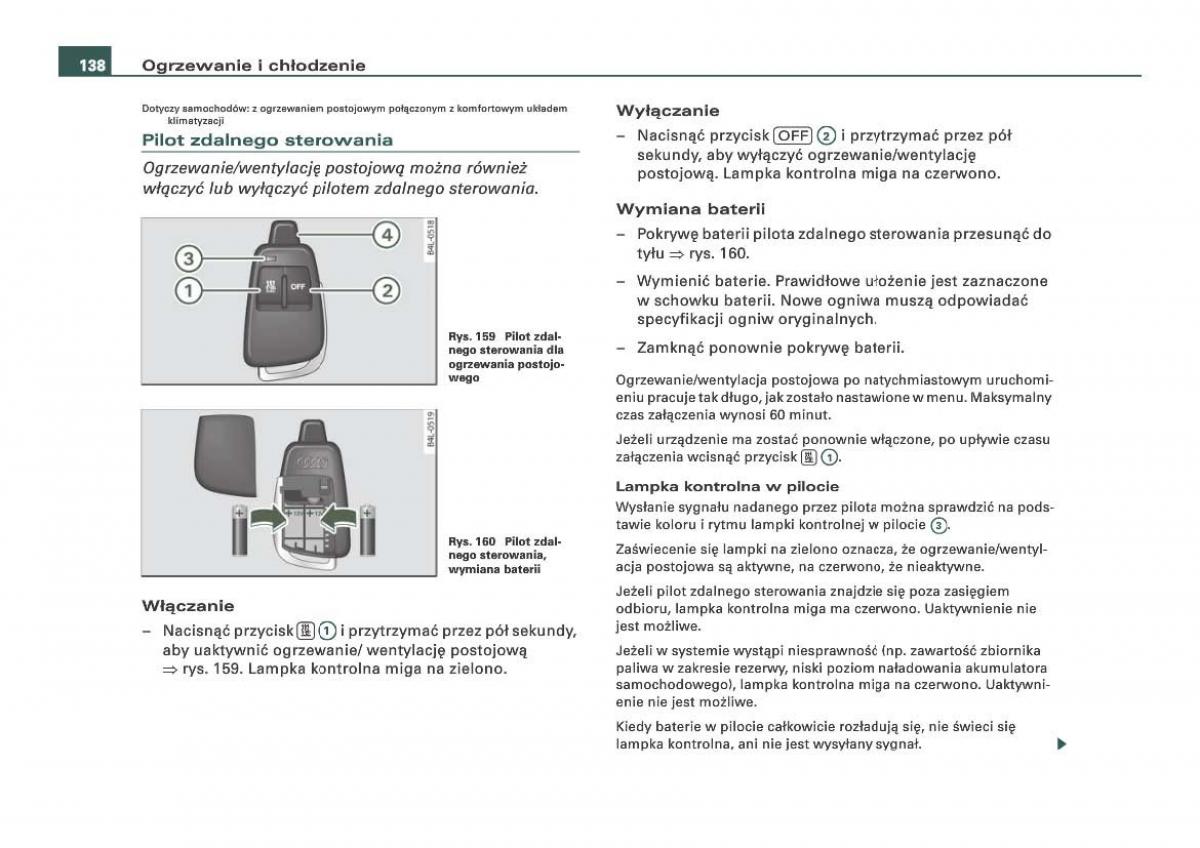 Audi Q7 I 1 instrukcja obslugi / page 138