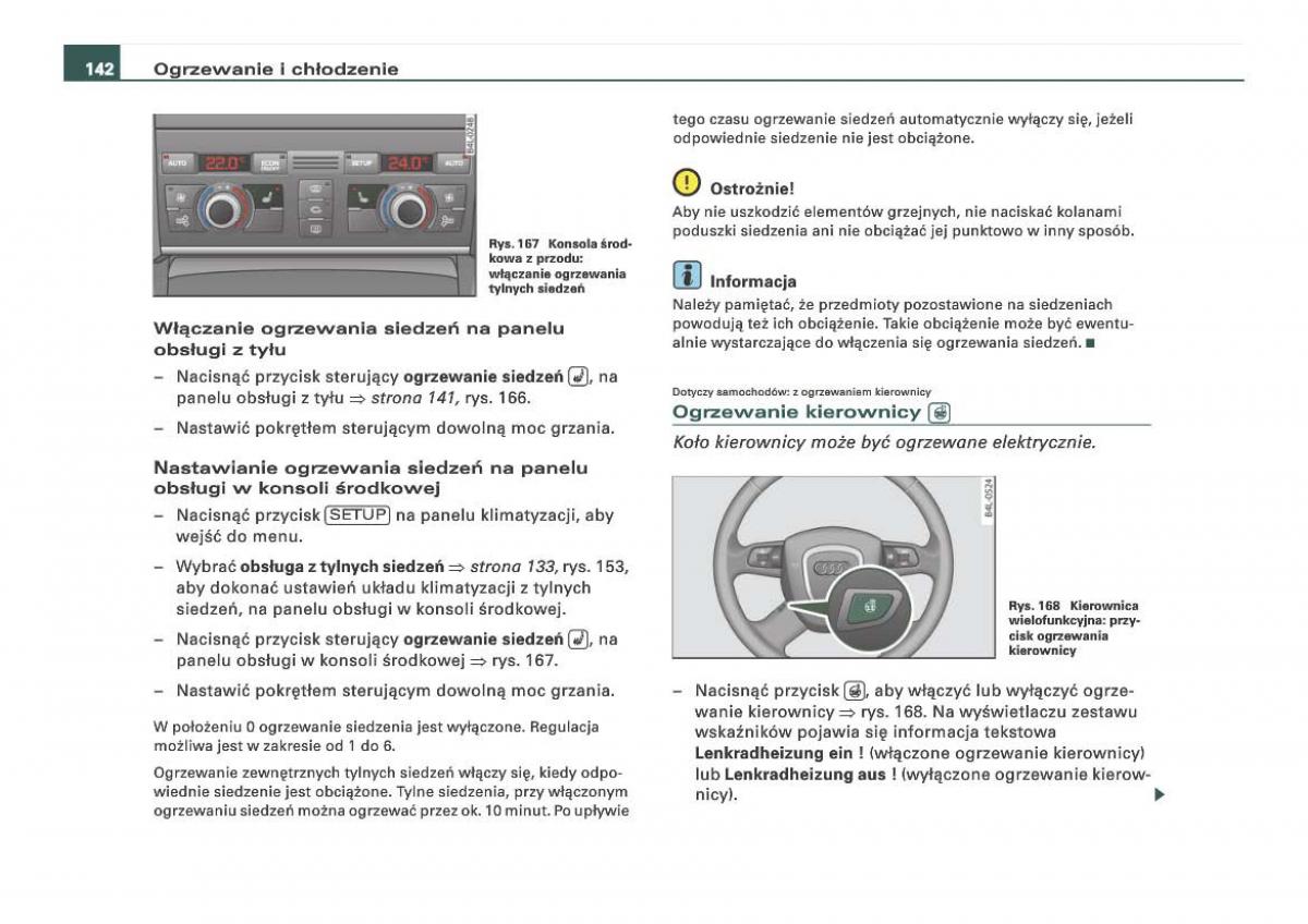 Audi Q7 I 1 instrukcja obslugi / page 142