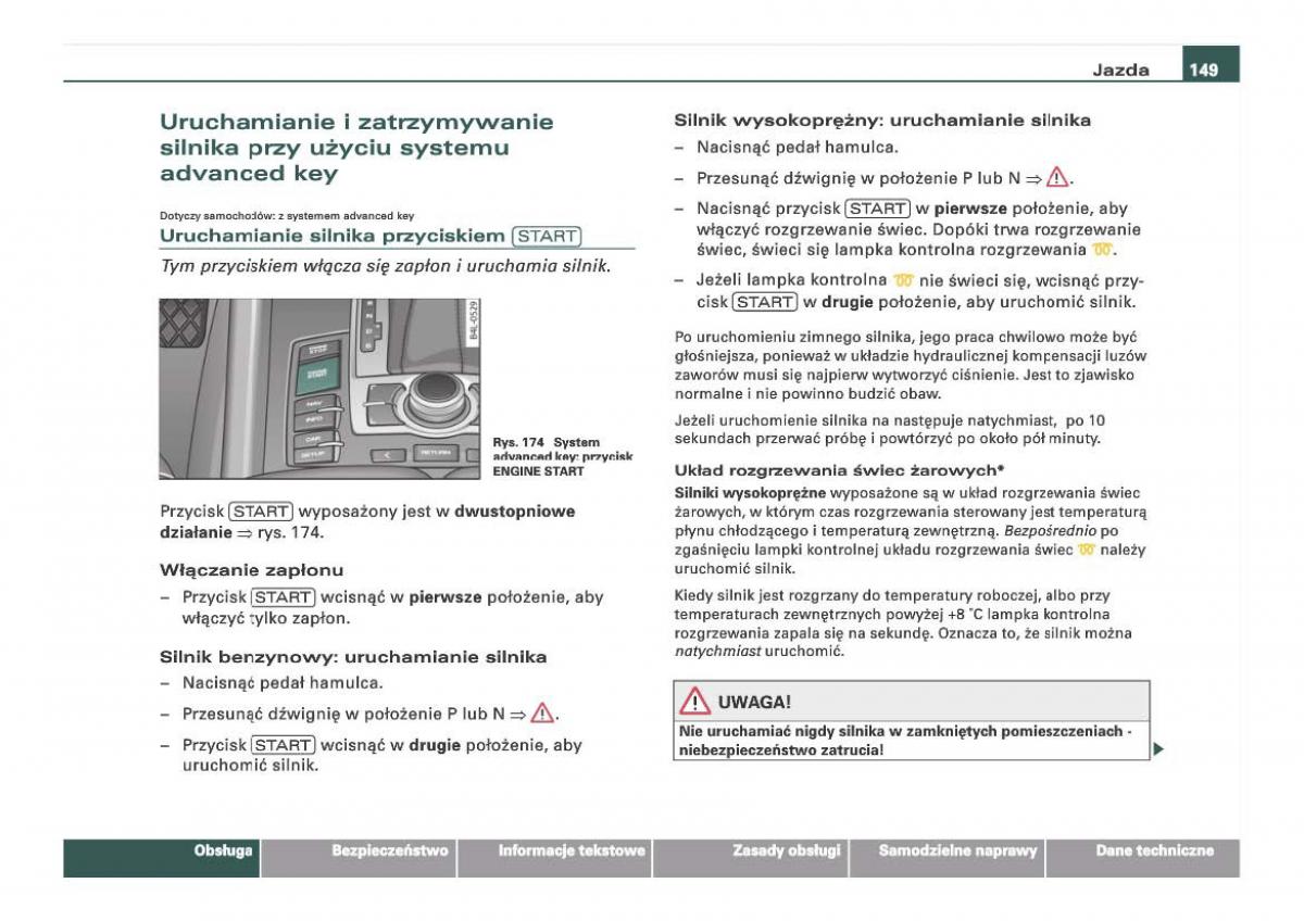 Audi Q7 I 1 instrukcja obslugi / page 149