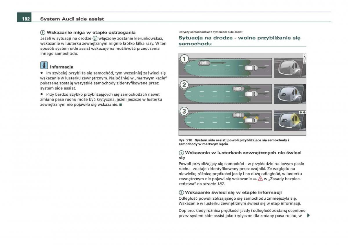 Audi Q7 I 1 instrukcja obslugi / page 182