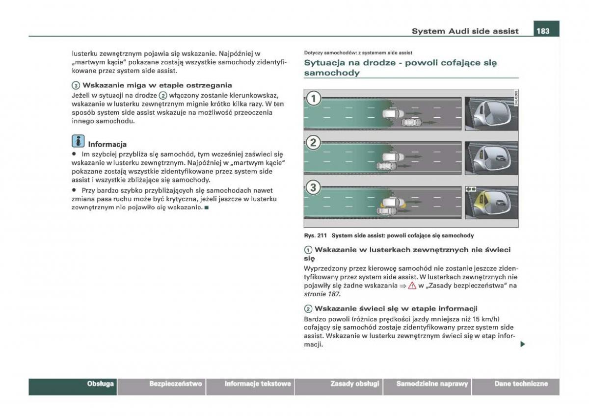 Audi Q7 I 1 instrukcja obslugi / page 183