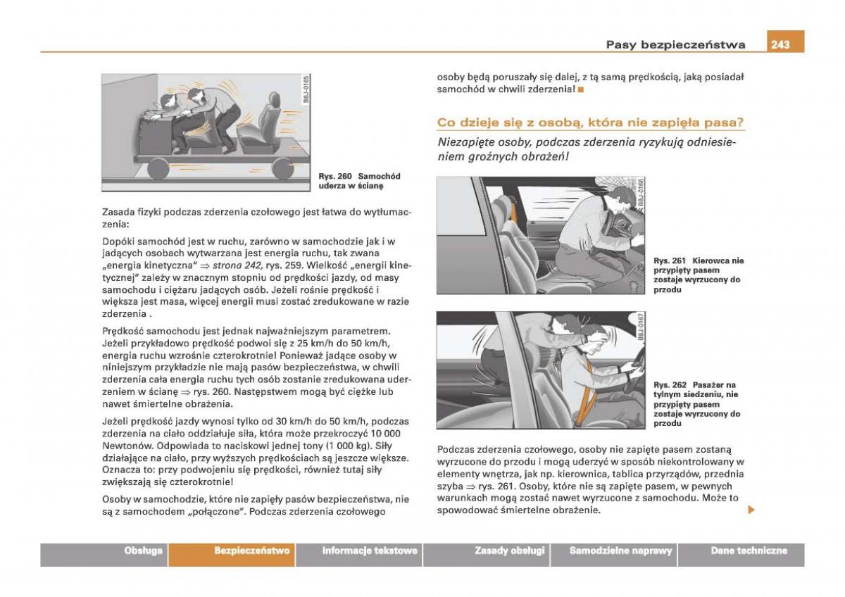 Audi Q7 I 1 instrukcja obslugi / page 242