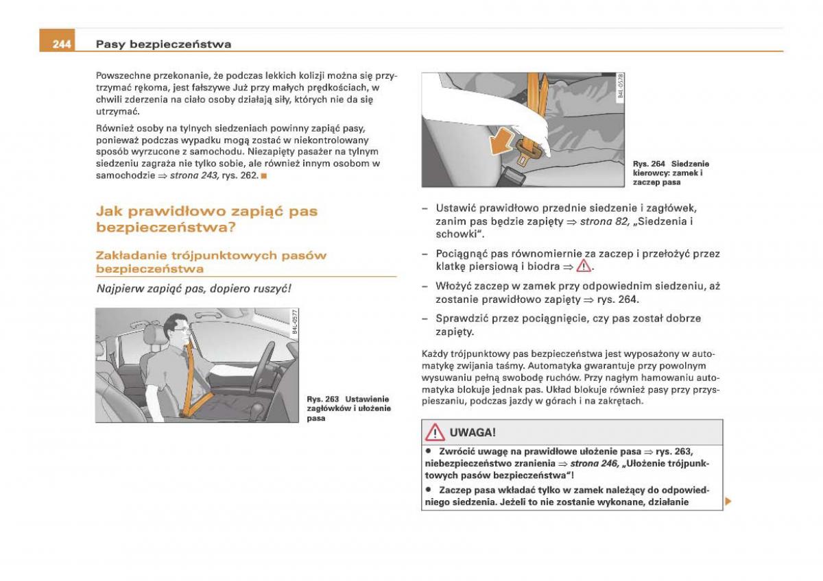 Audi Q7 I 1 instrukcja obslugi / page 243