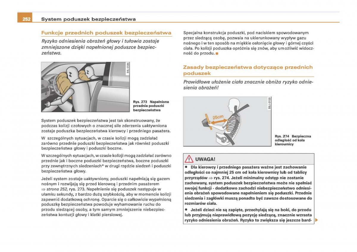 Audi Q7 I 1 instrukcja obslugi / page 251