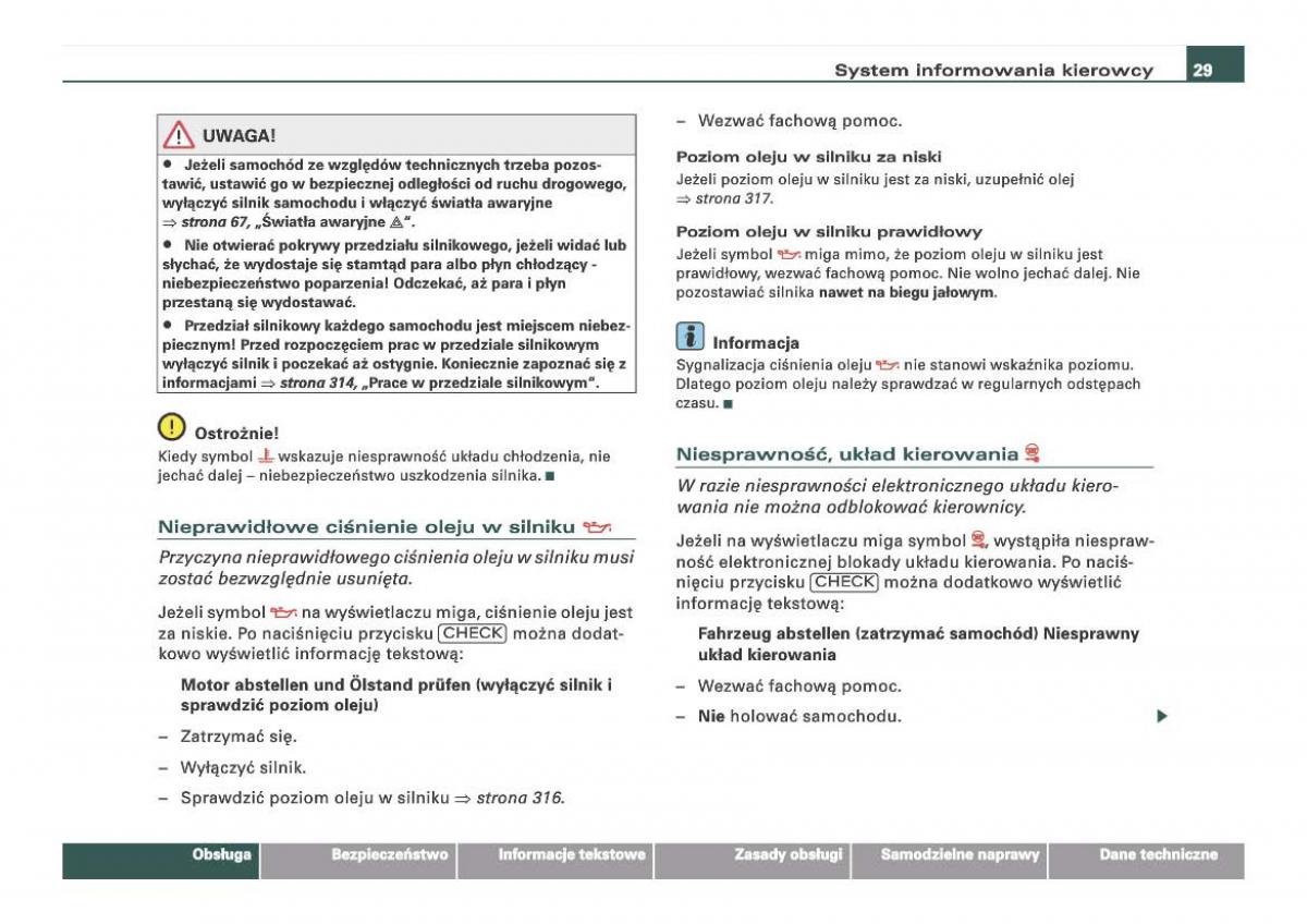 Audi Q7 I 1 instrukcja obslugi / page 29